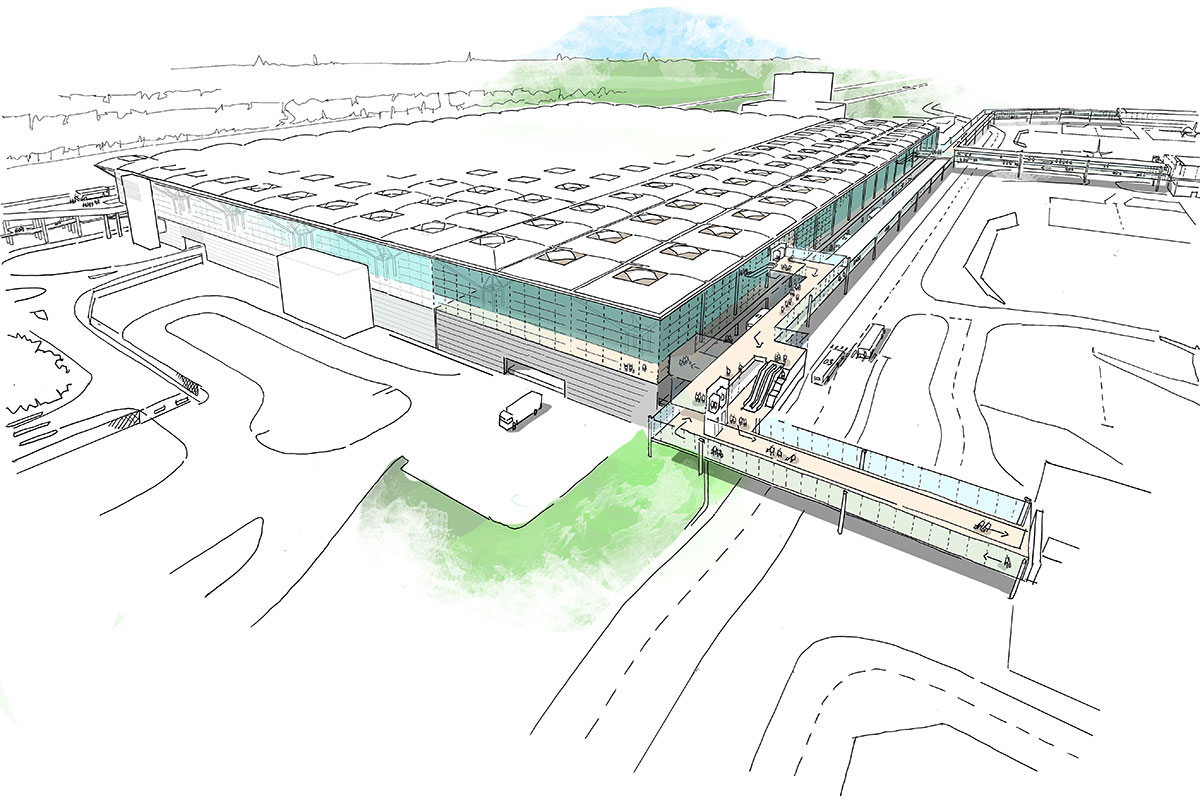 London Stansted Airport has been granted Planning Permission to expand the existing terminal building.
